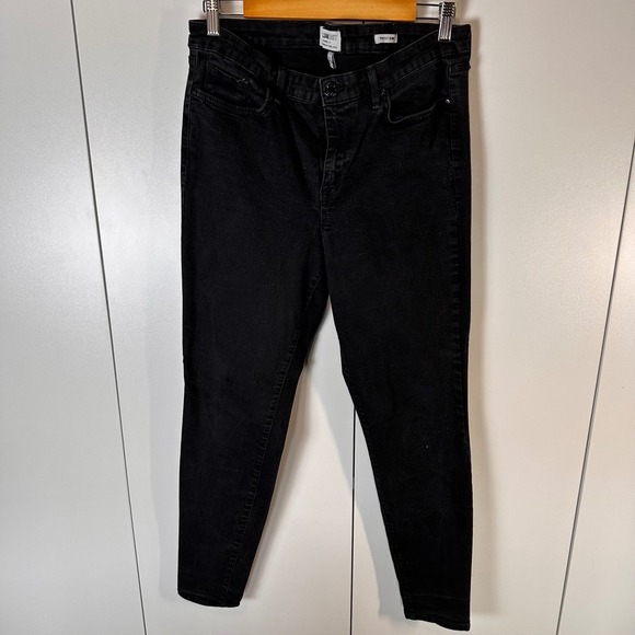 William Rast Perfect Skinny Black Jeans Womens Size 32 Denim Casual - Picture 1 of 12
